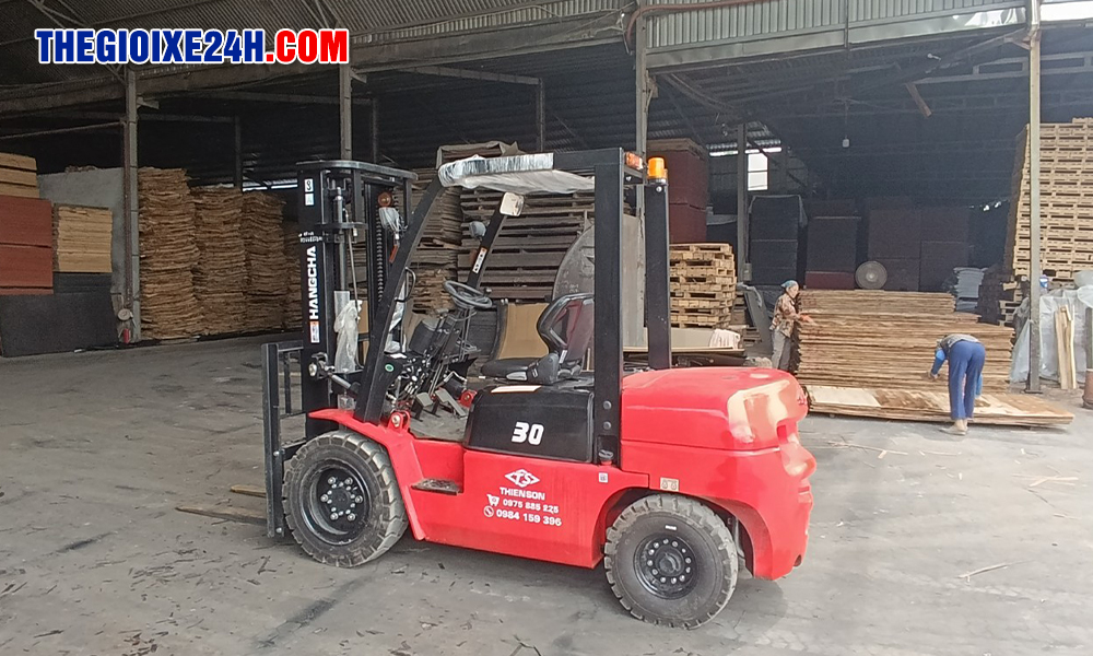 Xe nâng dầu 3 tấn A Series Hangcha chính hãng