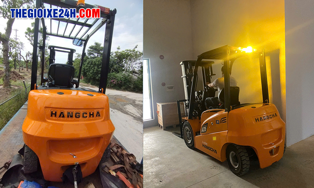 Xe nâng điện 2.5 tấn dòng XA Hangcha phù hợp làm việc trong nhiều môi trường