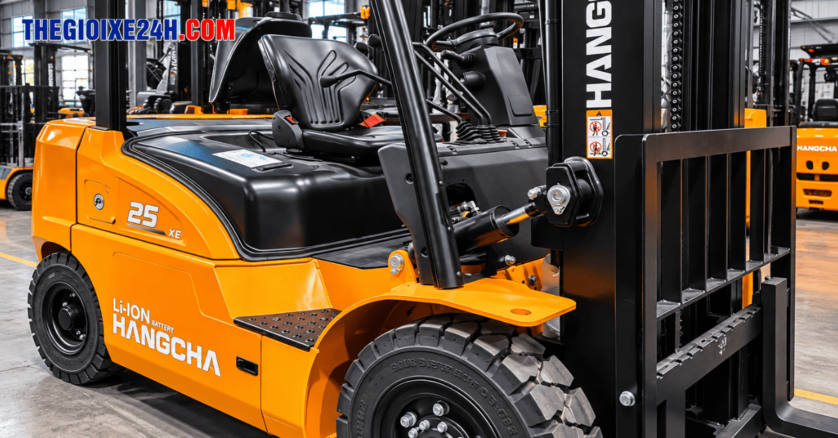 Các ngành sử dụng xe nâng điện 2.5 tấn dòng XE