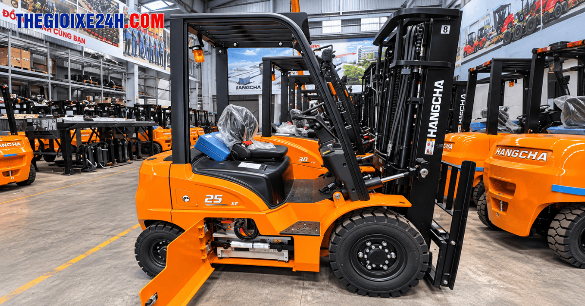 Thông số kỹ thuật xe nâng điện 2.5 tấn dòng XE