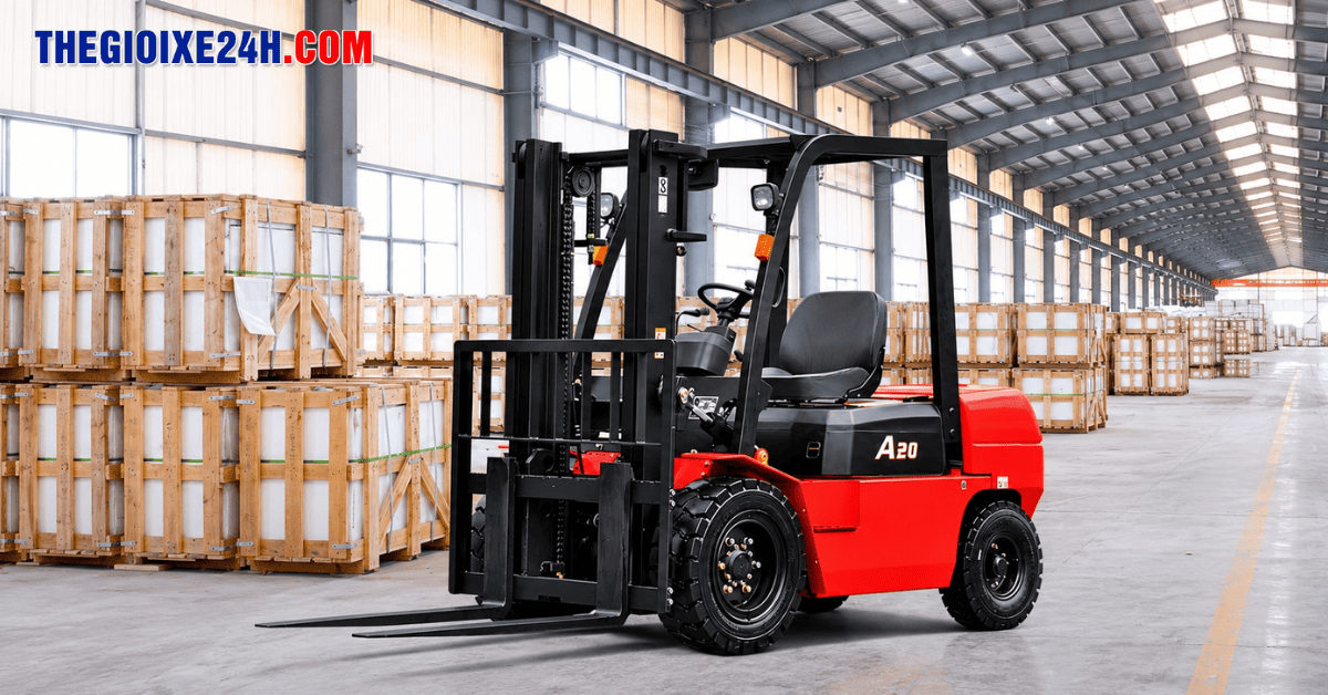 Xe nâng dầu 2 tấn A Series phù hợp nhiều công việc bốc xếp