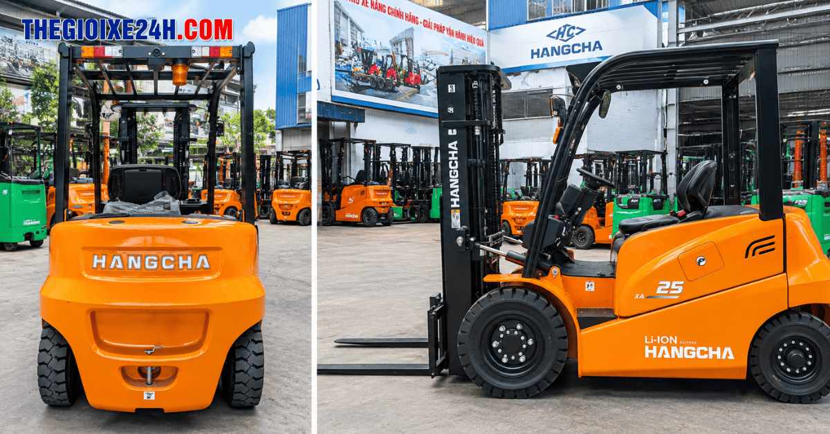 Xe nâng điện 2.5 tấn XA Series sử dụng công nghệ pin Lithium-ion